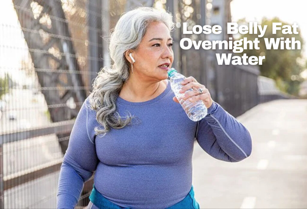 lose belly fat overnight with water